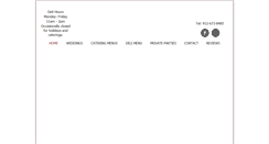 Desktop Screenshot of creativecateringanddesign.com