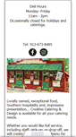 Mobile Screenshot of creativecateringanddesign.com